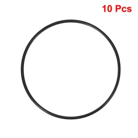 sourcing map Pack of 10 O-rings sealing rings, 145 mm OD 137 mm ID 4 mm width metric nitrile rubber seal for cream dispenser, pool pump, quick coupling, coffee cup