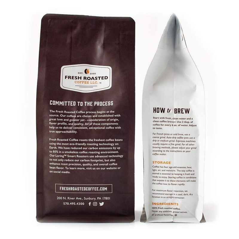 Fresh Roasted Coffee, Organic Ethiopian Yirgacheffe, 12 oz, Medium Roast,