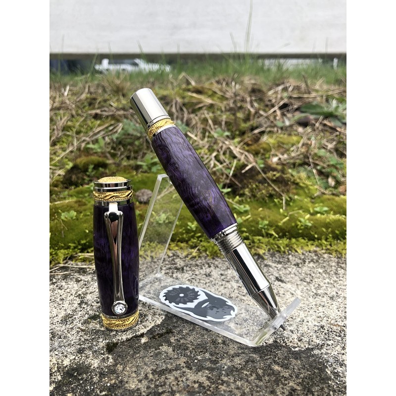 Penn State Industries PKMAJGP Majestic Rollerball Pen Kit Woodturning Project