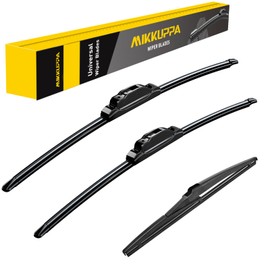 MIKKUPPA 26+"20+"12" Windshield Wiper Blades Replacement for 2008-2019 Toyota Highlander, Front Wiper Blades Rear Wiper Blades, Durable Stable Quiet All Season Wiper Blades Set (Pack of 3)