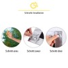 Eurohome 100% Blackout Skylight Roller Blind, No Drilling, Sun Protection,