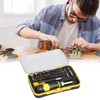 65Pcs Screwdriver Set Chrome Vanadium Steel SK‑1156 Ratcheting Electronics Repair