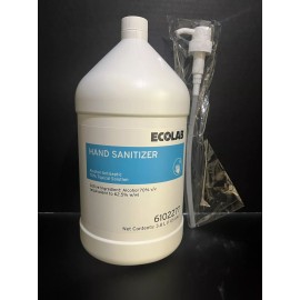 Ecolab Hand Sanitizer 1 Gallon With Pump Quick Drying Gel 128oz