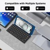 CACOE Mobilephone Mini Bluetooth Keyboard, Ultra-Thin, Portable and Foldable, Dual-Channel,