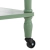 SAFAVIEH Home Collection Haven Sage Green 3-Tier Dining Cart with