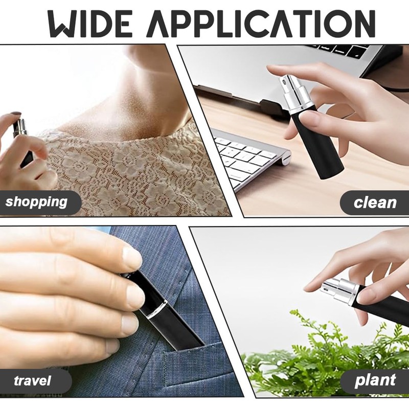 KYLOS Parfümzerstäuber Nachfüllbar, Leer Reise Parfüm Zerstäuber Mini Portable Sprühflasche