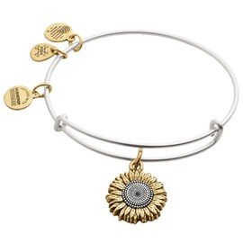 Alex and Ani Sunflower Charm Bangle