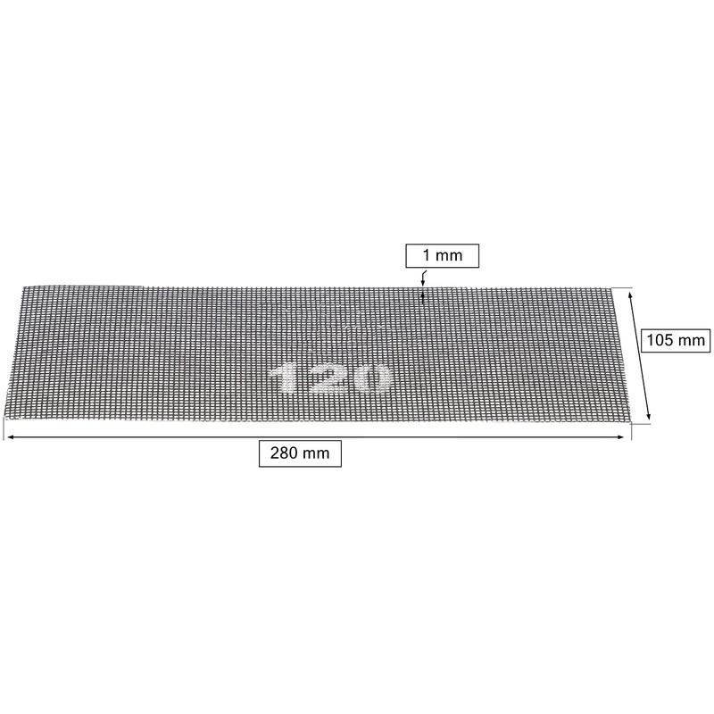 KOTARBAU® Set of 50 Sanding Sheets for Plaster Sanders for