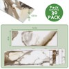 30-Sheet Subway Peel and Stick Backsplash, 12" x 4" Glossy