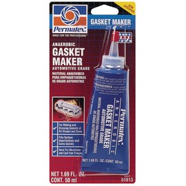 Permatex 51813 Anaerobic Gasket Maker, 50 ml Tube , Red
