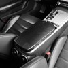 JUIVEEL Carbon Fiber Style ABS Car Central Console Armrest Cover