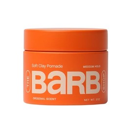 Pomada De Arcilla Suave Barb Para Mujeres Y Hombres - Pomada De Fijación Media Para Peinar Cabello Fino Y Grueso - No Pegajosa, A Base De Agua - Aroma Original - 57 G