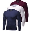 Men’s Compression Shirts Workout Cool Dry Tops Sports Athletic Gym