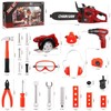 Vextronic Kids Tool Set 36 PCS with Toy Chainsaw Electronic