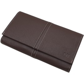 Large buffalo leather women´s purse MJ-Design-Germany in 3 different colors (Brown)