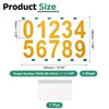 uxcell 3 Sheets/30 Pcs Mailbox Numbers for Outside, 3 Inch