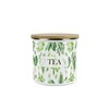 Purely Home Kitchen Herbs Tea Storage Canister - White &