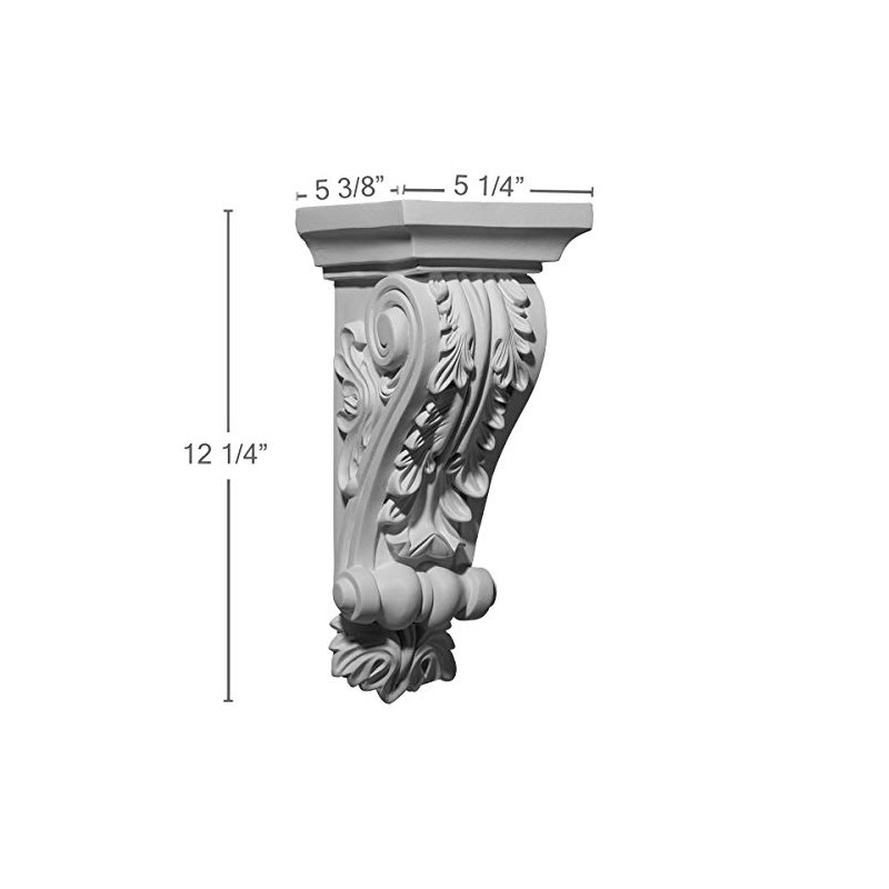 Ekena Millwork COR05X05X12DA 5 1/4-Inch W x 5 3/8-Inch D