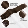 SOBEAUTY Clip in Hair Extensions, Real Human Hair Extensions, 100%