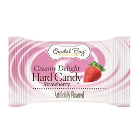 Creamy Delight Hard Candy, Individually Wrapped Fruit Flavored Hard Candy, Include Blackberry, Peach, or Strawberry Assorted Flavors | (24 - OZ Bag)