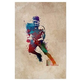 artboxONE Poster 30 x 20 cm Sport American Football Player Sport Picture American Football Player Art