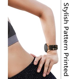 POFMGT 20mm Silicone Sport Bands Compatible with Galaxy Watch 6/Watch 5/Galaxy Watch 4 40mm 44mm/Classic 42mm 46mm/Watch 3 41mm, Active 2 Watch Bands,Cute Replacement Strap for Women(mushroom leaves)