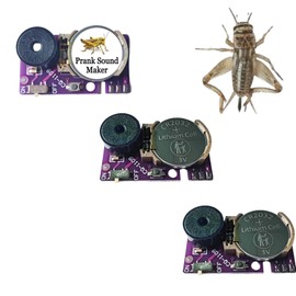 3 Pcs-Cricket Noise Maker Prank, Hidden Pranks Beeping Several Months, Funny Office Pranks for Adults