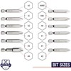 Phillips Screwdriver Drill Bit Set (Premium 12pc Complete Set) w/Storage