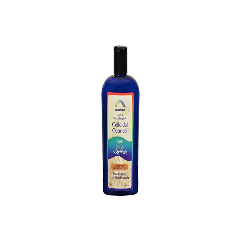 Rainbow Research Colloidal Oatmeal Unscented Bath & Body Wash, 12