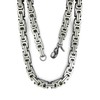 Fly Style Byzantine Byzantine Chain Stainless Steel Men's Necklace Polished