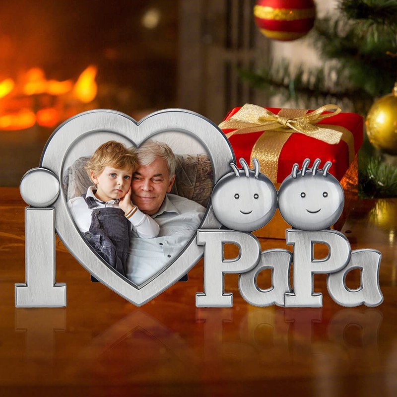 LASODY I LOVE PAPA PICTURE FRAME- PAPA GIFTS PAPA FRAME