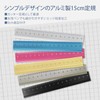 SLIP-ON DAR-2802 Aluminum Ruler, S Lined, Simple, 0.0 inch (0