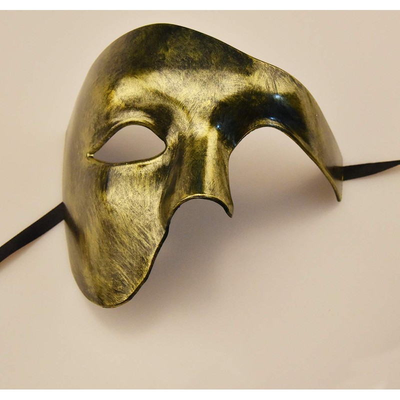 Lilwemen Mens Mask Masquerade Mask Phantom of The Opera Half