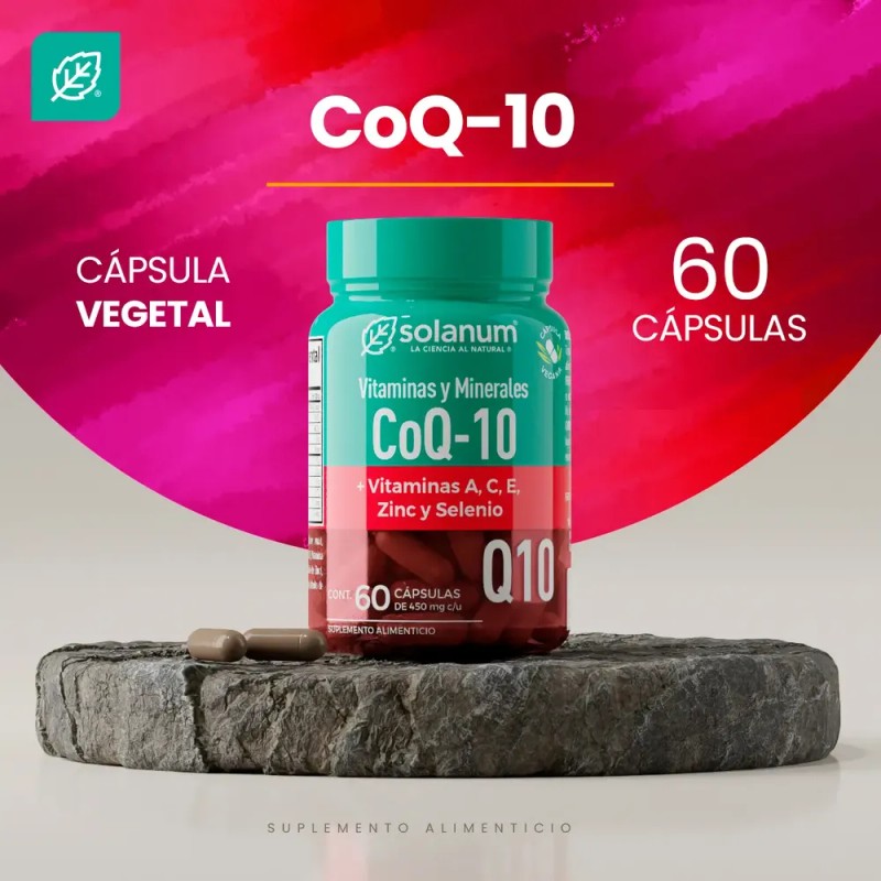 Solanum Vitaminas Y Minerales Coq-10 60caps De 450mg Sin sabor
