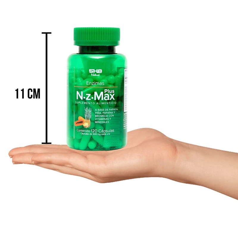5H8 Nutrition NZ MAX PLUS | 120 Capsulas | Enzimas
