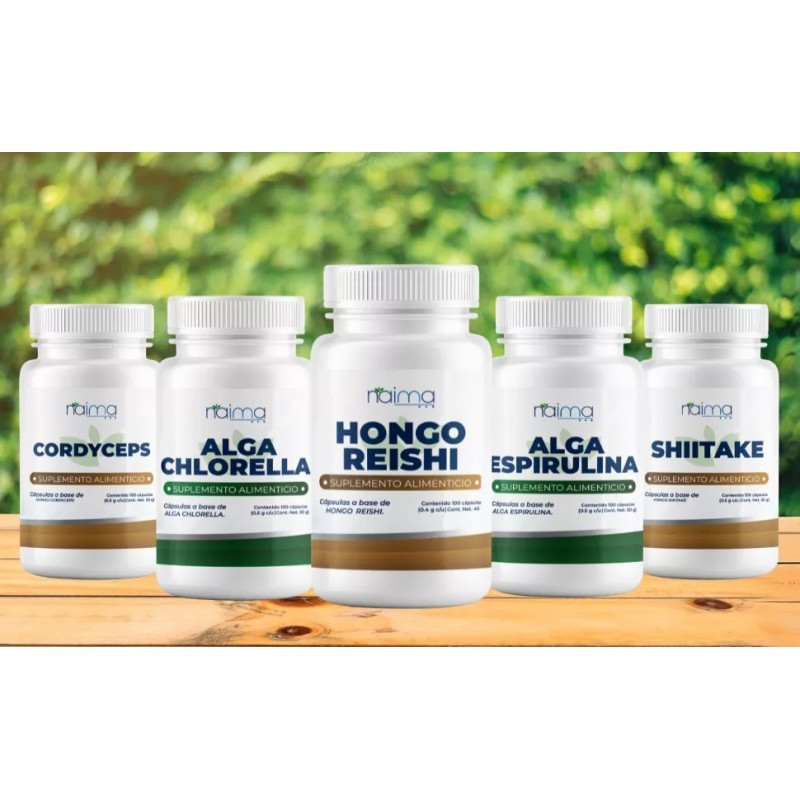 Naíma Alga Chlorella 100 Capsulas