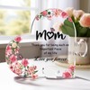 Acrylic Keepsake, Shaped Gift for Mom, Mother's Day, Birthday, Wedding,