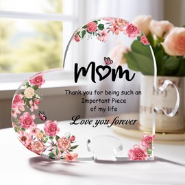 Acrylic Keepsake, Shaped Gift for Mom, Mother's Day, Birthday, Wedding, Anniversary, Graduation, Housewarming