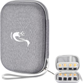 Saxophone Reed Case Abrasion Resistant Storage Box Lead Carrying Case Alto Saxophone Wind Instrument Parts, gray, Casual