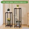 Extra Tall Plant Stand Indoor,40 Inch Plant Stands,2 Tier Metal