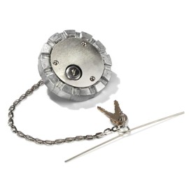 High Soar SNV431089 Fuel Cap Locking Vented Diesel Fuel Caps & 2 Keys Fits for Peterbilt Kenworth Freightliner Western Star Semi Truck Replace 572.1036 (1 Pcs)