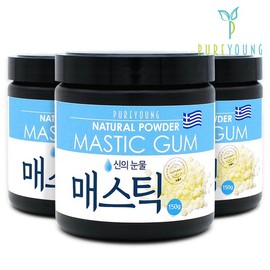Pureyoung 매스틱 분말 150g+150g+150g Mastic Powder 150g+150g+150g
