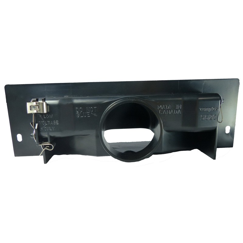 Central Vacuum Sweep Inlet Valve. CanSweep Dustpan Inlet Valve (Black)