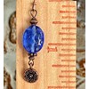Blue and Copper Dangle Earrings. Jewelry Earrings for Women #3298FE672