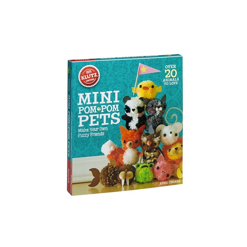 Klutz Mini Pom-Pom Pets 8" Length x 1.25" Width x