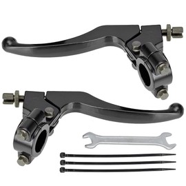 FVRITO 7/8" 22mm Universal Clutch Brake Handle Levers Perch for CRF50 CRF70 CRF80 CRF100 CRF150 XR50 XR80 XR100 ATC 200m Pit Dirt Bike Motor Motocross Motorcycle Baja Mini Bike MB200 Left and Right