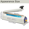 Impulse Sealer 8 Inch 5mm Sealing Heat Sealer for Plastic