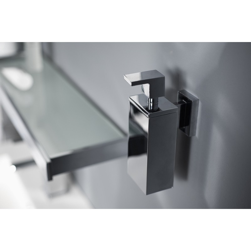 Edge 1143814 Stainless Steel Haceka Soap Dispenser, Silver