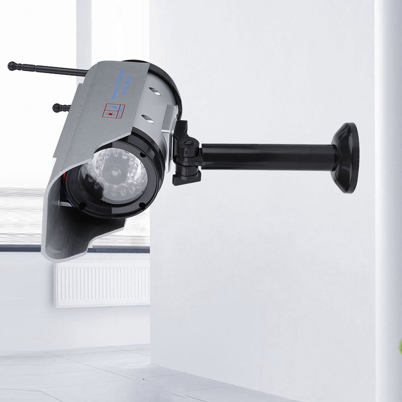 Solar Power Fake/Dummy Adjustable Camera For Security Surveillance Indoor Outdoor