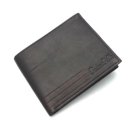 Buono Pelle RFID Blocking Designer Real Leather Mens Wallet Credit Carder Holder Bifold Purse with Gift Box